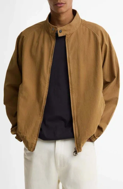 Barbour Royston Cotton Canvas Jacket In Brown
