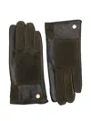 Barbour Rudson Patchwork Gloves In Brown
