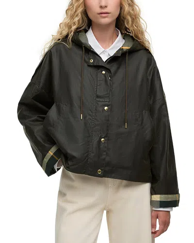 Barbour Ryedale Waxed Jacket In Black