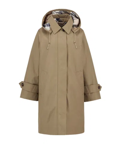 Barbour Sadie Trench Coat In Brown
