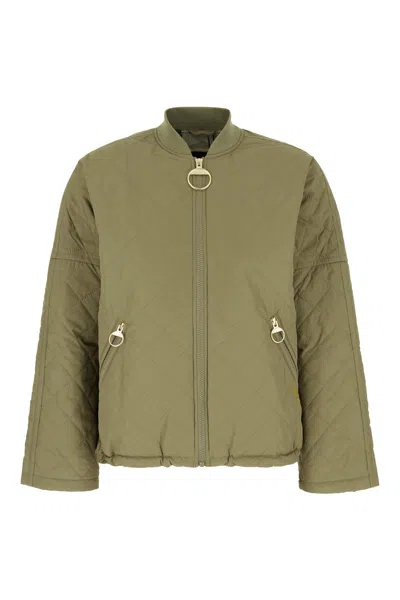 Barbour Sage Green Polyester Emlyn Jacket