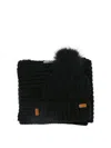 Barbour Saltburn Scarves Black In Black