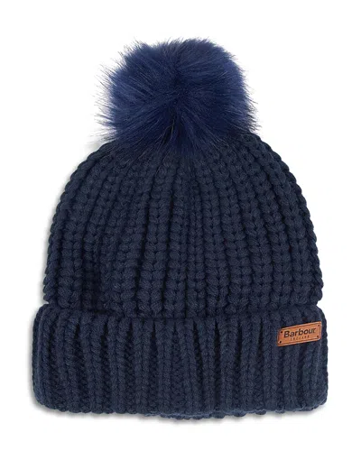 Barbour Saltburn Knit Beanie In Dusty Rose