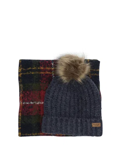 Barbour Saltburn Scarves Purple