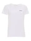 Barbour Saltford Logo Embroidered T-shirt In White