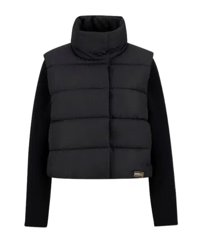 Barbour San Telmo Quilted Sweatshirt In Black