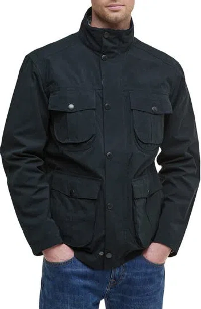 Barbour Sander Casual Jacket In Blue