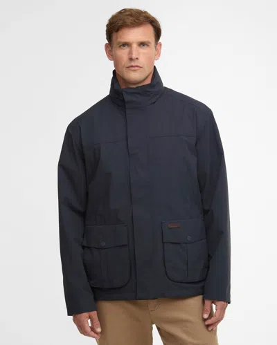 Barbour Sander Mens Waterproof Jacket In Blue