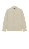 Barbour Sandwood Waffle Overshirt In Neutral