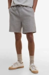 Barbour Sandwood Waffle Stitch Shorts In Gray