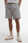 Barbour Sandwood Waffle Stitch Shorts In Gray