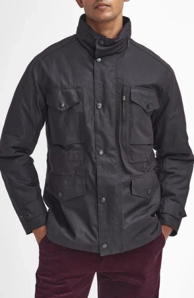 Barbour Sapper Regular Fit Weatherproof Waxed Cotton Jacket In Rustic/classic