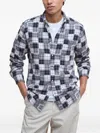 Barbour Sault Checked Shirt In Gray