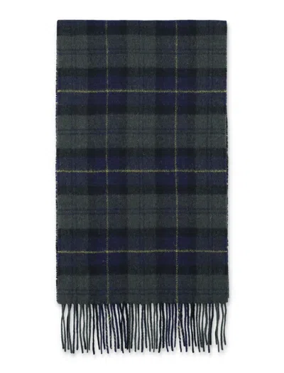 Barbour Scarf Check In Blue