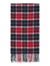 Barbour Scarf Check In Red