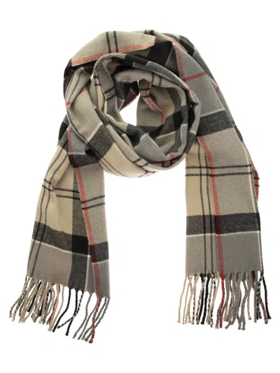 BARBOUR BARBOUR SCARF WITH TARTAN PATTERN