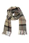 Barbour Scarf With Tartan Pattern