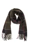 Barbour Scarf With Tartan Pattern