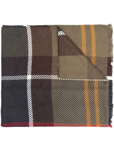 Barbour Scarfs In Brown