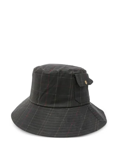 BARBOUR BARBOUR SCARLET TARTAN BUCKET HAT