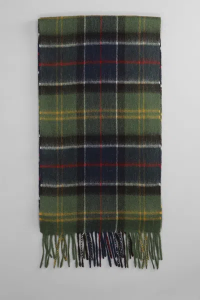 Barbour Scarve In Tartan Wool In Green