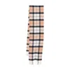 Barbour Check-fringe Scarf In Neutral