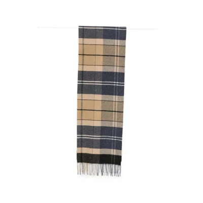 Barbour Inverness Tartan Scarf In Brown