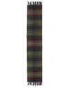 Barbour Sciarpa "brack Patchwork Tartan" In Green