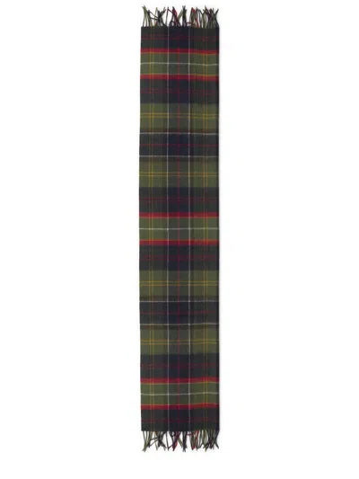 Barbour Sciarpa "brack Patchwork Tartan" In Green