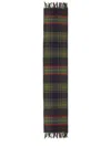 Barbour Sciarpa "brack Patchwork Tartan" In Green