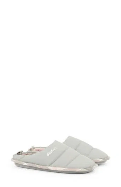 Barbour Scottie Slipper In Grey