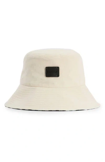 Barbour Selena Cotton Twill Bucket Hat In Neutral