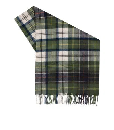 BARBOUR SERENA TARTAN GREEN SCARF