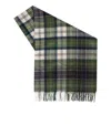 Barbour Serena Tartan Scarf Accessories In Green