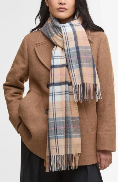 Barbour Serena Tartan Lambswool Scarf In Multi