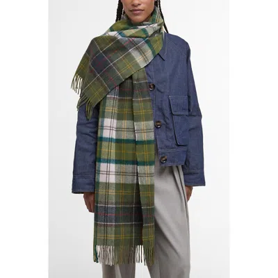 BARBOUR BARBOUR SERENA TARTAN LAMBSWOOL SCARF