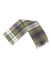 Barbour Serena Tartan Scarf In Green