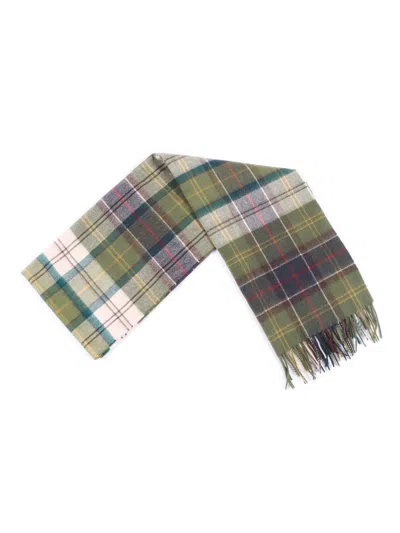 Barbour Serena Tartan Scarf In Green