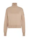 Barbour Shelby Cotton/cashmere Rollneck Sweater In Brown