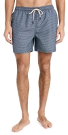 Barbour Shell Swim Trunks In Blue