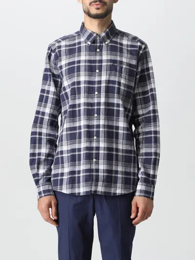 Barbour Shirt  Men In Blue