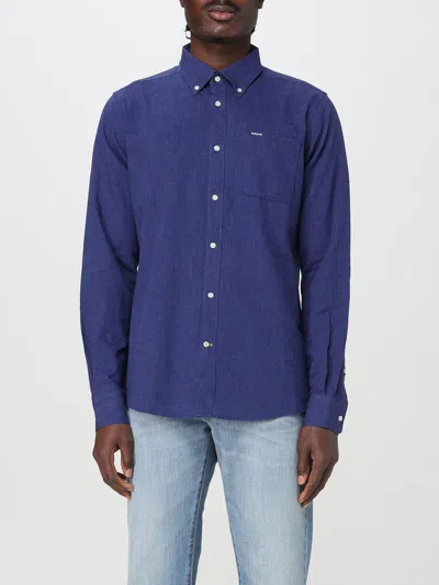 BARBOUR SHIRT BARBOUR MEN COLOR BLUE,G74058009
