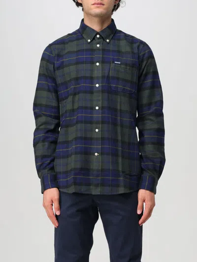 Barbour Checked Long-sleeved Shirt In Multi
