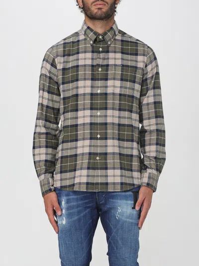 BARBOUR SHIRT BARBOUR MEN COLOR FOREST GREEN,434556075
