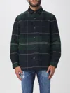 Barbour Chapter Tailored Check Overshirt In Green