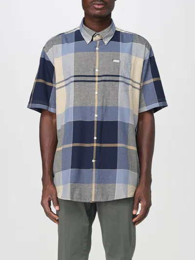 Barbour Shirt  Men Color Green In Multi