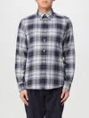 Barbour Shirt  Men Color Grey In Blue