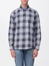 Barbour Shirt  Men Color Grey In Blue