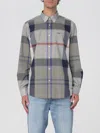 Barbour Shirt  Men Color Violet