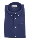 Barbour Blu Nelson Shirt In Blue